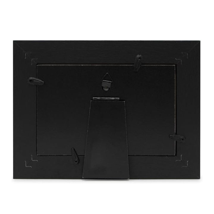 Isaac Jacobs Wood Sentiments "Papa" Picture Frame, Keepsake Photo Frame with Easel and a Hanging Tabs for Tabletop, Desktop &amp; Wall Display_