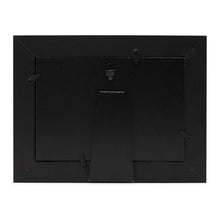 Isaac Jacobs Wood Sentiments "Papa" Picture Frame, Keepsake Photo Frame with Easel and a Hanging Tabs for Tabletop, Desktop & Wall Display_#color_black_5x7_horizontal
