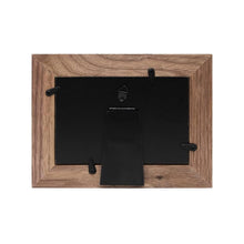Isaac Jacobs Wood Sentiments Dog "Woof!" Picture Frame, Keepsake Photo Frame with Easel and a Hanging Tabs for Tabletop, Desktop & Wall Display_#color_brown_4x6_horizontal