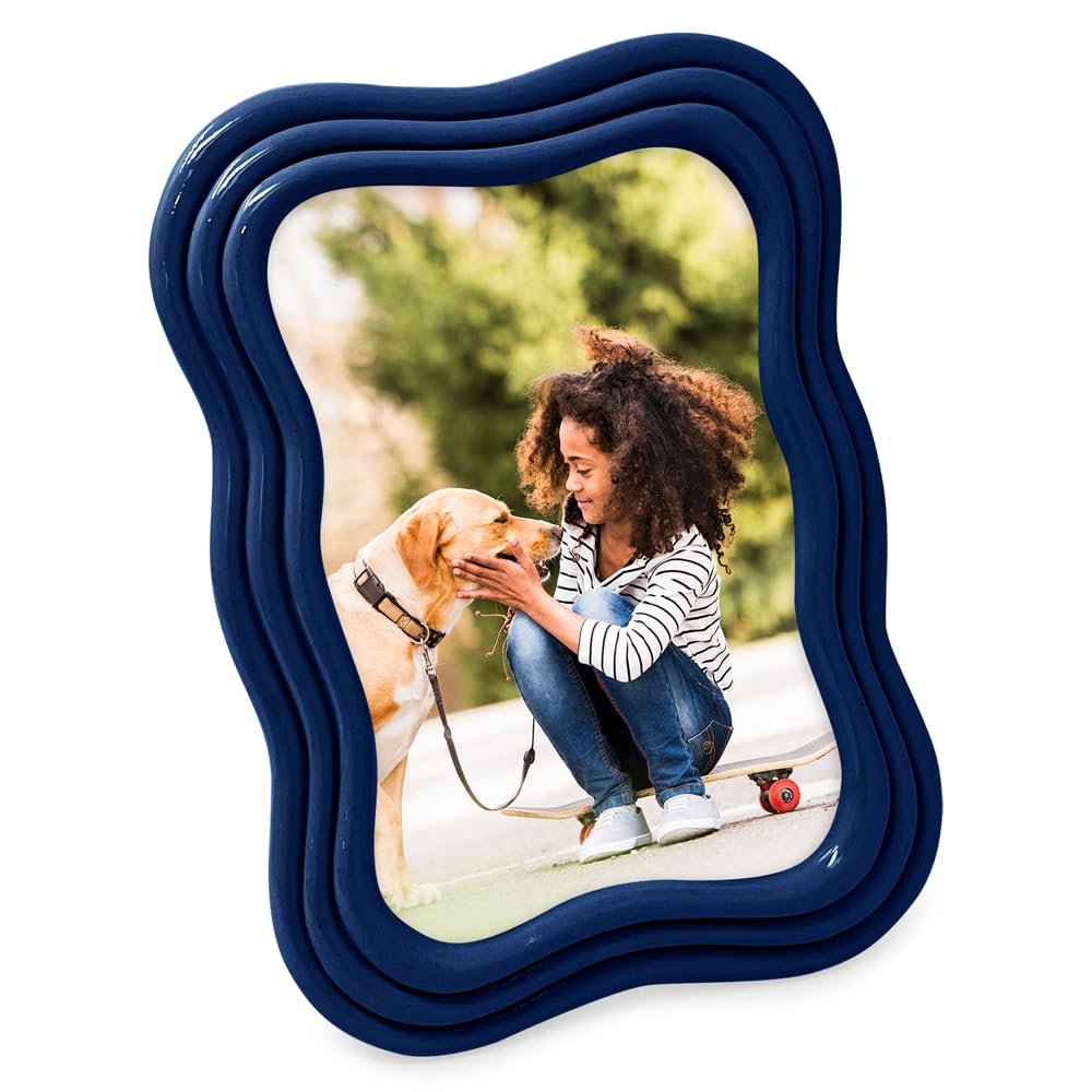 Isaac Jacobs Curved Deco Frame for Tabletop and Wall Display, Decorative Art, Design, Home Décor, Gift_