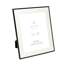 Isaac Jacobs Metal Picture Frame#color_black_10x12 (Matted 8x10)
