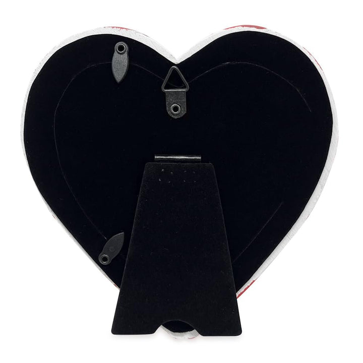 Isaac Jacobs 4x4 Candyheart Picture Frame - Resin, Holiday-Inspired Décor for Tabletop or Wall Display, Holiday Gift, Home Décor_
