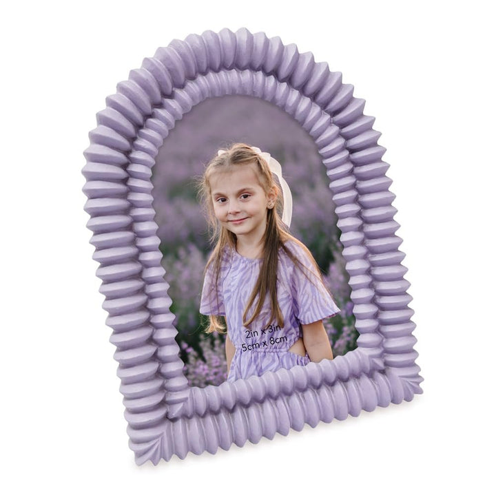 Isaac Jacobs 2x3 Matte Blush Double Bead Arch Photo Frame with Black Fabric Easel, Tabletop, Wall-Mountable, Shelf and Desk, Decorative Art Design, Home Décor (2x3, Matte Blush)