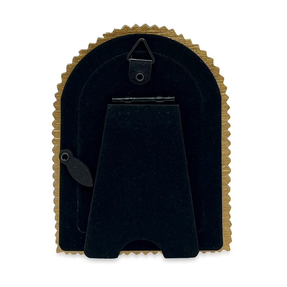Isaac Jacobs 2x3 Matte Blush Double Bead Arch Photo Frame with Black Fabric Easel, Tabletop, Wall-Mountable, Shelf and Desk, Decorative Art Design, Home Décor (2x3, Matte Blush)
