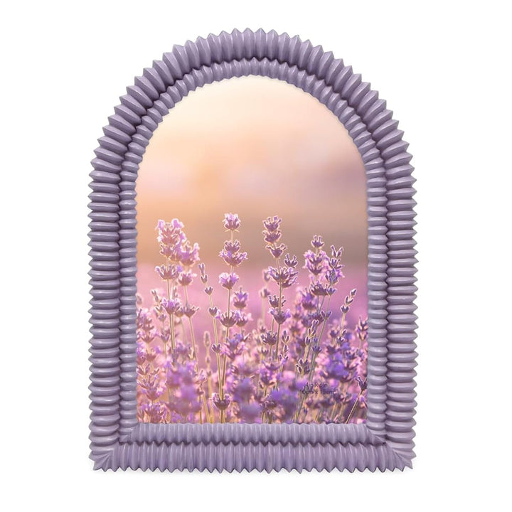 Isaac Jacobs 2x3 Matte Blush Double Bead Arch Photo Frame with Black Fabric Easel, Tabletop, Wall-Mountable, Shelf and Desk, Decorative Art Design, Home Décor (2x3, Matte Blush)