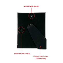 Isaac Jacobs Metal Picture Frame#color_silver_6x8 (Matted 4x6)