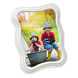 Isaac Jacobs Curved Deco Frame for Tabletop and Wall Display, Decorative Art, Design, Home Décor, Gift
