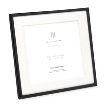 Isaac Jacobs Metal Picture Frame#color_black_6x6 (Matted 4x4)