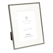 Isaac Jacobs Metal Picture Frame#color_Pewter_6x8 (Matted 4x6)