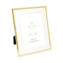 Isaac Jacobs Metal Picture Frame#color_gold_7x9 (Matted 5x7)
