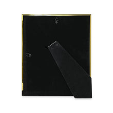 Isaac Jacobs Enamel Picture Frame with Metal Edge with Easel, Tabletop Display, Wall Décor, Photo Gallery