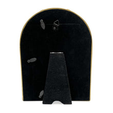 Isaac Jacobs 4x6 Peacock Arch Frame with Easel for Tabletop Display, Decorative Art Design, Home Décor