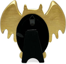 Isaac Jacobs 4x4 Bat-Shaped Picture Frame With Ears And Wings Detail, Photo Tabletop & Wall Display Hanging Display & Home Décor_#color_gold_2x3