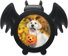 Isaac Jacobs 4x4 Bat-Shaped Picture Frame With Ears And Wings Detail, Photo Tabletop & Wall Display Hanging Display & Home Décor_#color_matt_black_4x4