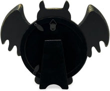 Isaac Jacobs 4x4 Bat-Shaped Picture Frame With Ears And Wings Detail, Photo Tabletop & Wall Display Hanging Display & Home Décor_#color_matt_black_with_gold_4x4