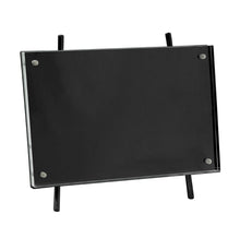 Isaac Jacobs Magnetic Acrylic Metal Easel_Frame#color_Black_5x7 (Horizontal)