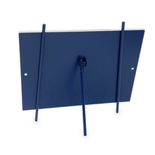 Isaac Jacobs Magnetic Acrylic Metal Easel_Frame#color_Navy_5x7(Horizontal)