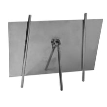 Isaac Jacobs Magnetic Acrylic Metal Easel_Frame#color_Silver_4x6(Horizontal)