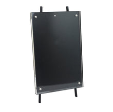Isaac Jacobs Magnetic Acrylic Metal Easel_Frame#color_black_5x7 (Vertical)