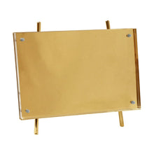 Isaac Jacobs Magnetic Acrylic Metal Easel_Frame#color_gold_4x6 (Horizontal)