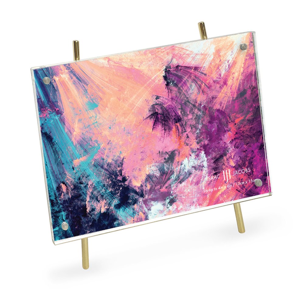 Isaac Jacobs Magnetic Acrylic Metal Easel_Frame