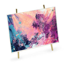Isaac Jacobs Magnetic Acrylic Metal Easel_Frame#color_gold_4x6 (Horizontal)