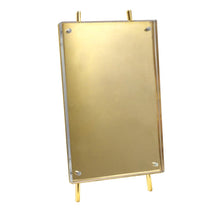 Isaac Jacobs Magnetic Acrylic Metal Easel_Frame#color_gold_5x7(Vertical)