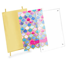 Isaac Jacobs Magnetic Acrylic Metal Easel_Frame#color_gold_5x7(Vertical)