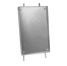 Isaac Jacobs Magnetic Acrylic Metal Easel_Frame#color_silver_5x7(Vertical)