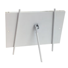 Isaac Jacobs Magnetic Acrylic Metal Easel_Frame#color_white_5x7(Horizontal)