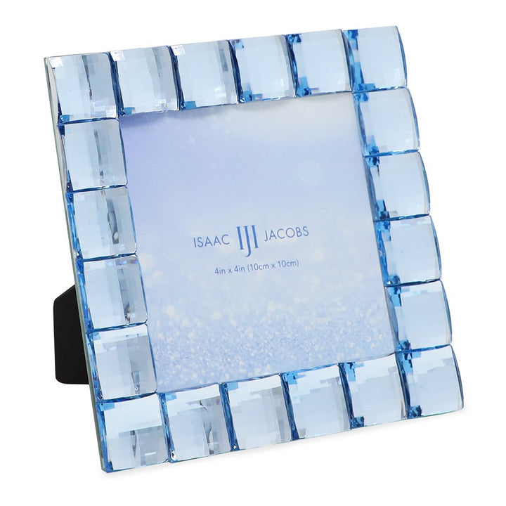Isaac Jacobs Decorative Sparkling Jewel Picture Frame, Photo Display &amp; Home Décor