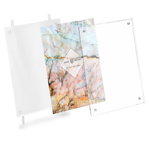 Isaac Jacobs Magnetic Acrylic Metal Easel Frame