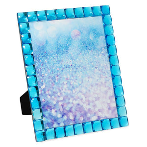 Isaac Jacobs Decorative Sparkling Jewel Picture Frame, Photo Display & Home Décor