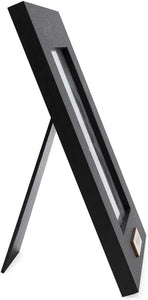 Isaac Jacobs Wood Sentiments "Papa" Picture Frame, Keepsake Photo Frame with Easel and a Hanging Tabs for Tabletop, Desktop & Wall Display