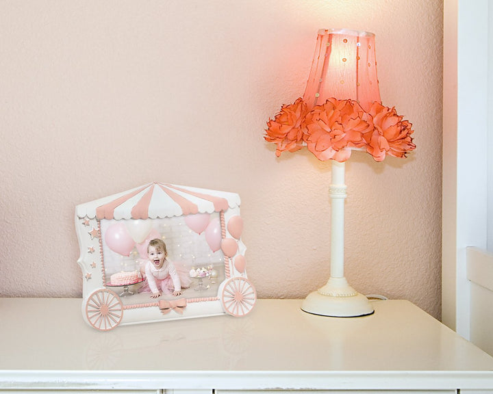 Isaac Jacobs 4” x 6” Resin Sentiments Baby Picture Frame, Horizontal Keepsake Photo Frame with Easel and Hanging Tabs for Tabletop, Desktop &amp; Wall Display