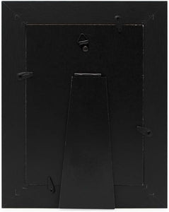 Isaac Jacobs Wood Sentiments "Papa" Picture Frame, Keepsake Photo Frame with Easel and a Hanging Tabs for Tabletop, Desktop & Wall Display