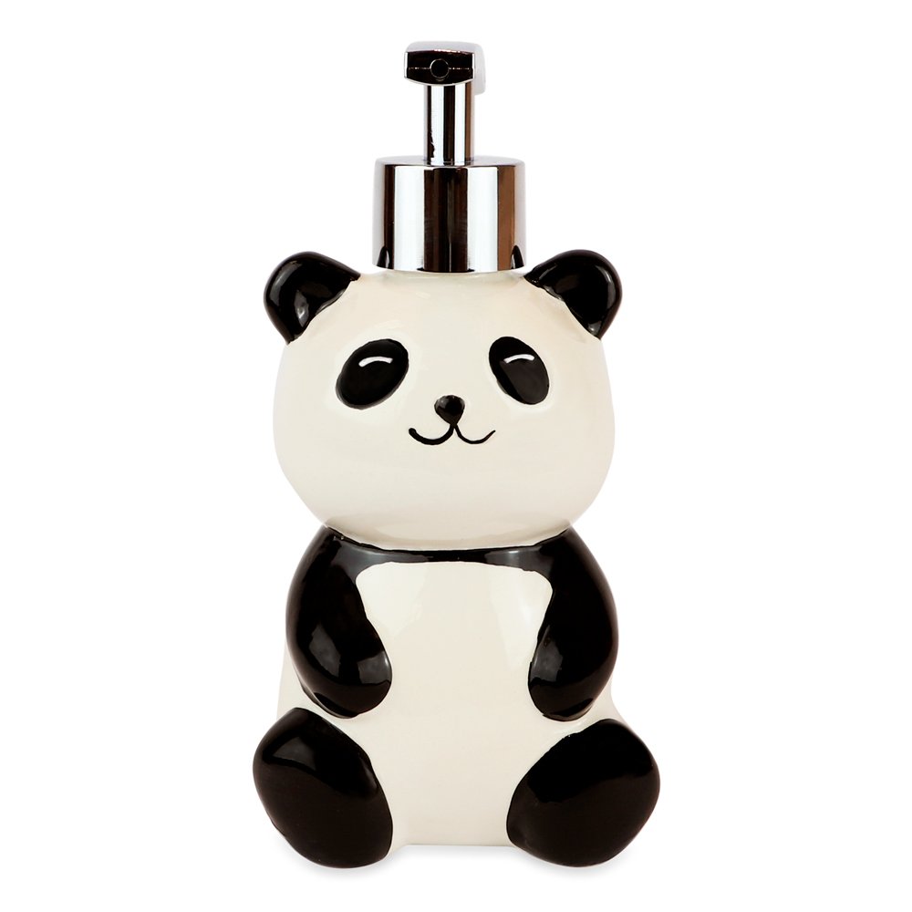 Isaac Jacobs Ceramic, Liquid Soap Pump/Lotion Dispenser with Silver Metal Pump, Great for Bathroom, Kitchen Countertop, Bath Accessory