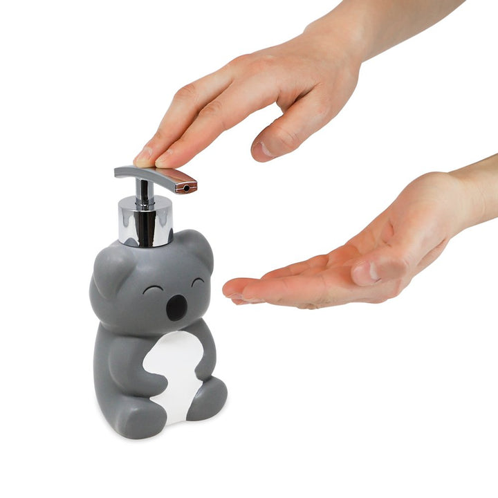 Isaac Jacobs Ceramic, Liquid Soap Pump/Lotion Dispenser with Silver Metal Pump, Great for Bathroom, Kitchen Countertop, Bath Accessory