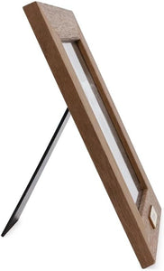 Isaac Jacobs Wood Sentiments "Grandchildren" Picture Frame, Keepsake Photo Frame with Easel and a Hanging Tabs for Tabletop, Desktop & Wall Display
