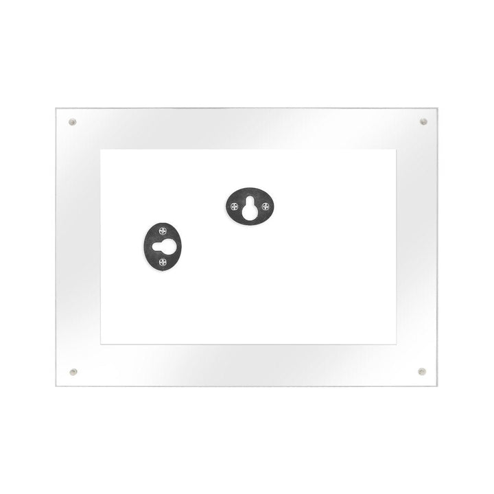 Isaac Jacobs Wall-Mountable Clear Acrylic Picture Frame, Magnetic Photo Frame, Made for Gallery Display, Wall Space, Wall Décor, Art, Home or Office