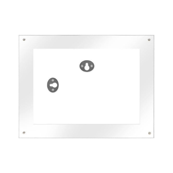 Isaac Jacobs Wall-Mountable Clear Acrylic Picture Frame, Magnetic Photo Frame, Made for Gallery Display, Wall Space, Wall Décor, Art, Home or Office