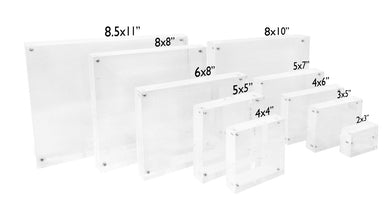 Isaac Jacobs Super Thick Acrylic Magnetic Block Frame