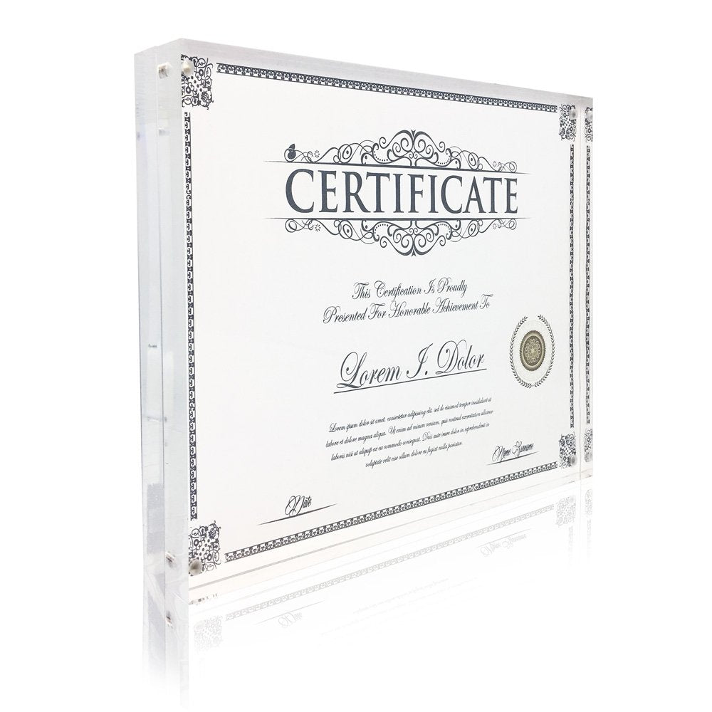 Isaac Jacobs Super Thick Acrylic Magnetic Block Frame