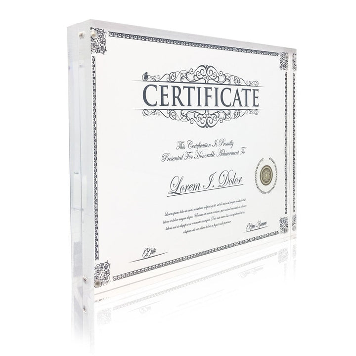 Isaac Jacobs Super Thick Acrylic Magnetic Block Frame