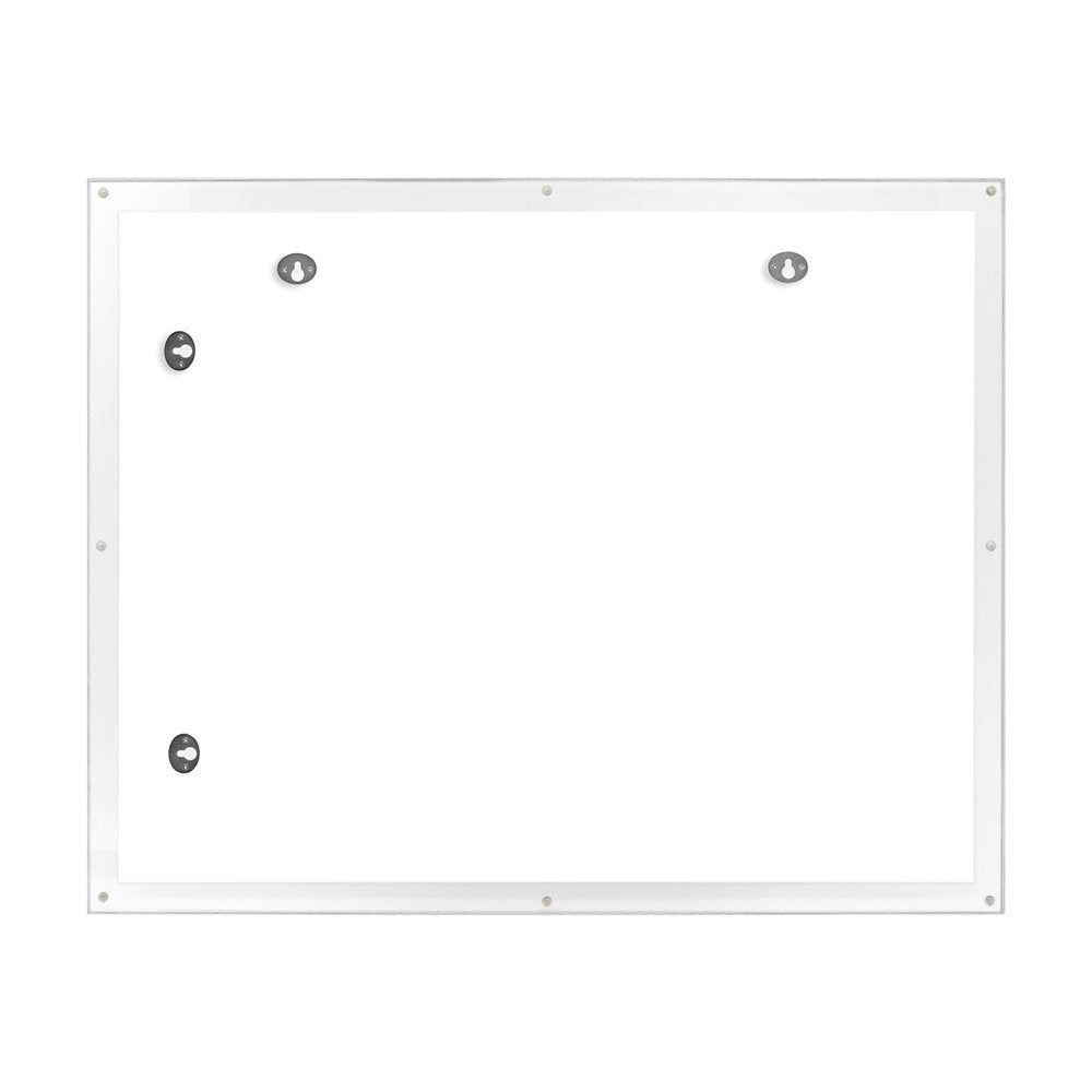 Isaac Jacobs Wall-Mountable Clear Acrylic Picture Frame, Magnetic Photo Frame, Made for Gallery Display, Wall Space, Wall Décor, Art, Home or Office