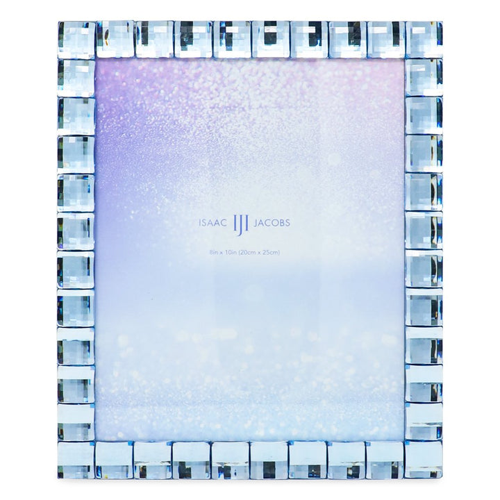Isaac Jacobs Decorative Sparkling Jewel Picture Frame, Photo Display &amp; Home Décor