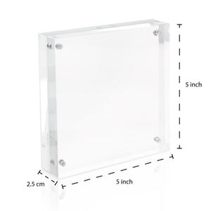 Isaac Jacobs Super Thick Acrylic Magnetic Block Frame