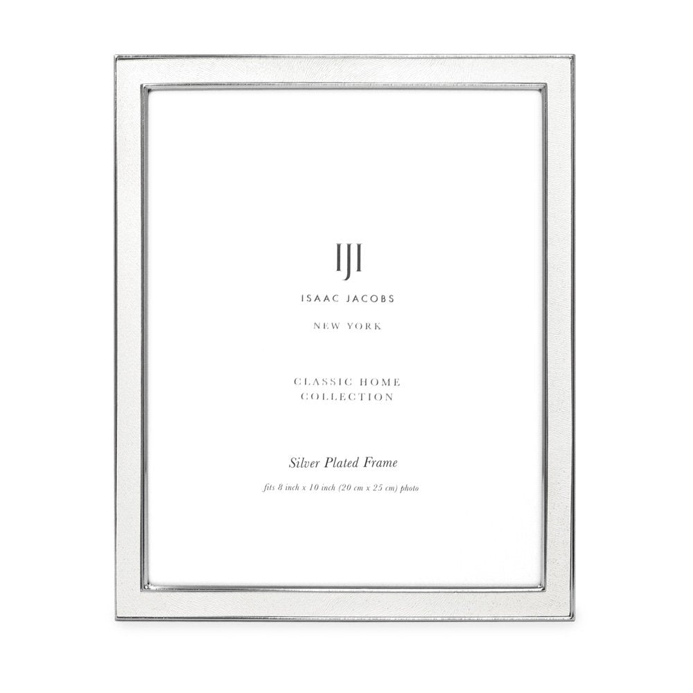 Isaac Jacobs Leather (Vertical &amp; Horizontal) &amp; Metal Picture Frame, with Black Fabric Easel, Wall-Mountable, Made for Tabletop, Wall-Hanging, Home or Office