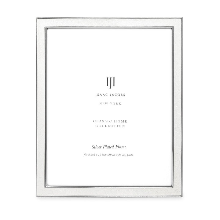 Isaac Jacobs Leather (Vertical &amp; Horizontal) &amp; Metal Picture Frame, with Black Fabric Easel, Wall-Mountable, Made for Tabletop, Wall-Hanging, Home or Office