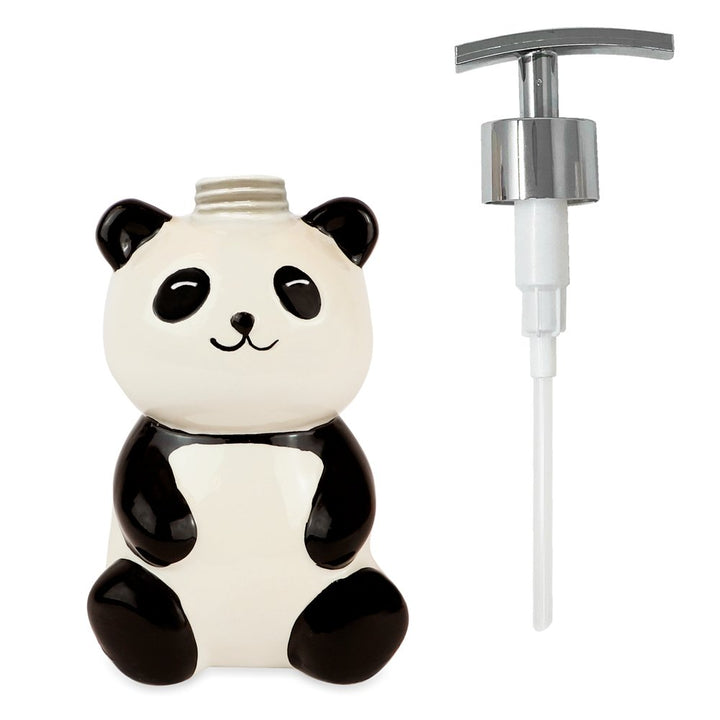 Isaac Jacobs Ceramic, Liquid Soap Pump/Lotion Dispenser with Silver Metal Pump, Great for Bathroom, Kitchen Countertop, Bath Accessory